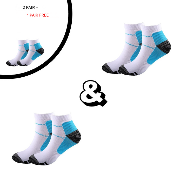 Orthopaedic Compression Socks - VitalStep-1x Pair-Blue-2.5 - 6.0-State of Style