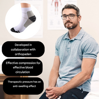 Orthopaedic Compression Socks - VitalStep-1x Pair-Blue-2.5 - 6.0-State of Style