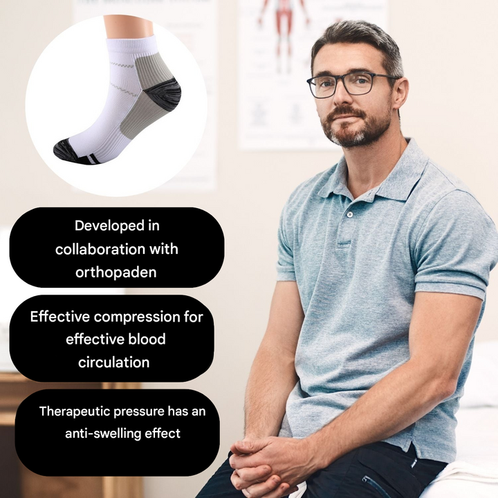 Orthopaedic Compression Socks - VitalStep-1x Pair-Blue-2.5 - 6.0-State of Style