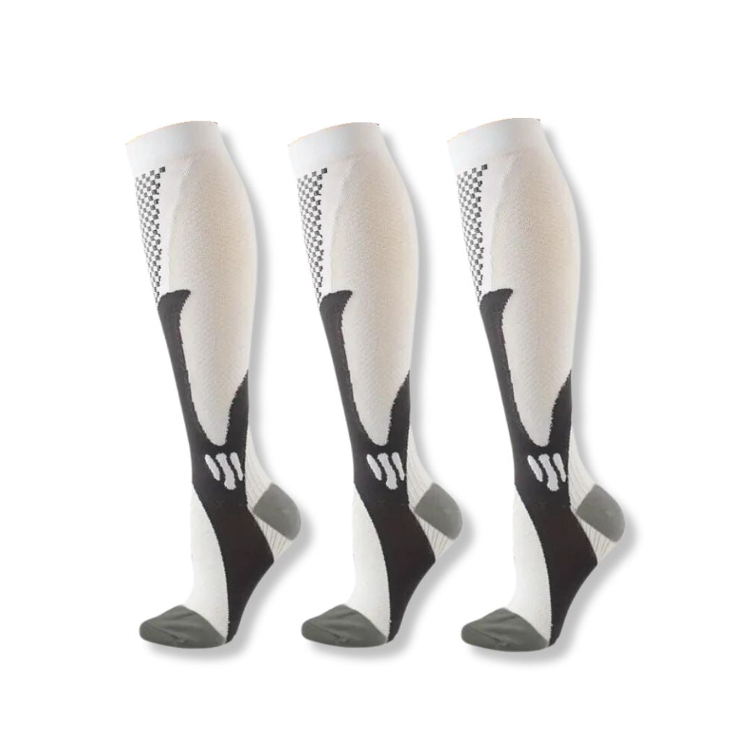 Orthopaedic Compression Stockings - VitalSupport-White (2+1 FREE)-3.5 - 6.5 (S/M)-State of Style