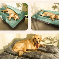 Orthopaedic Dog Bed with Removable Cover - SnuggleRest-Grey-L-State of Style