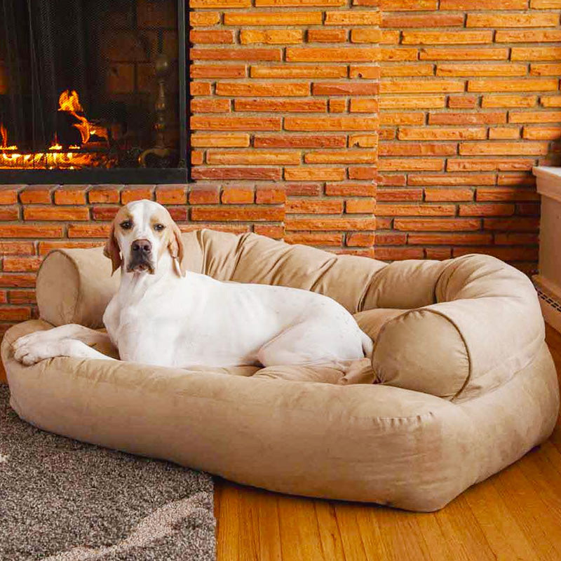 Orthopaedic Dog Sofa with Soft Filling - CalmPaw Sofa-S-Cream-State of Style