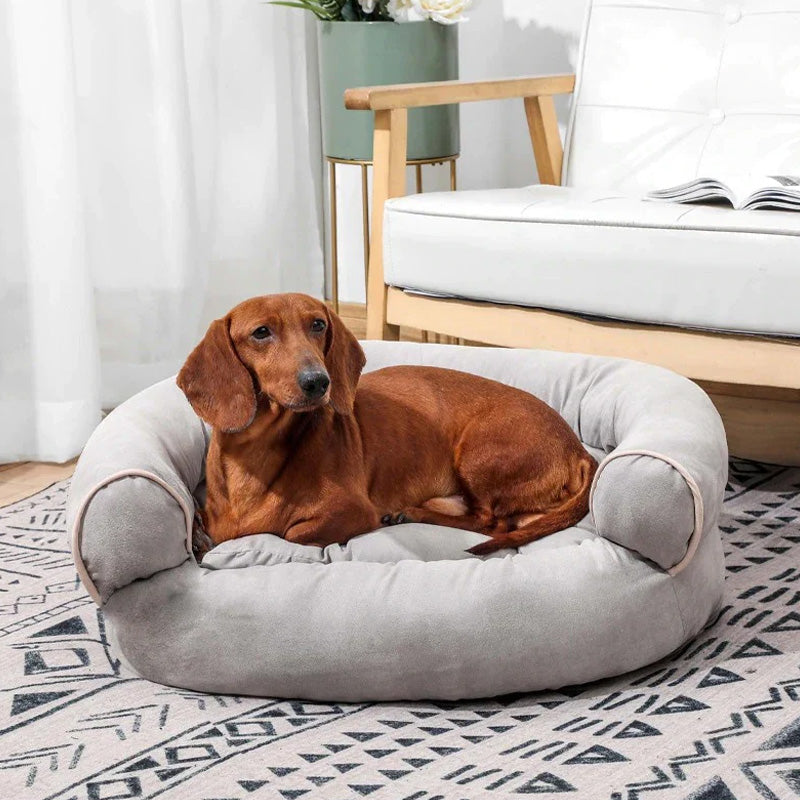 Orthopaedic Dog Sofa with Soft Filling - CalmPaw Sofa-S-Cream-State of Style