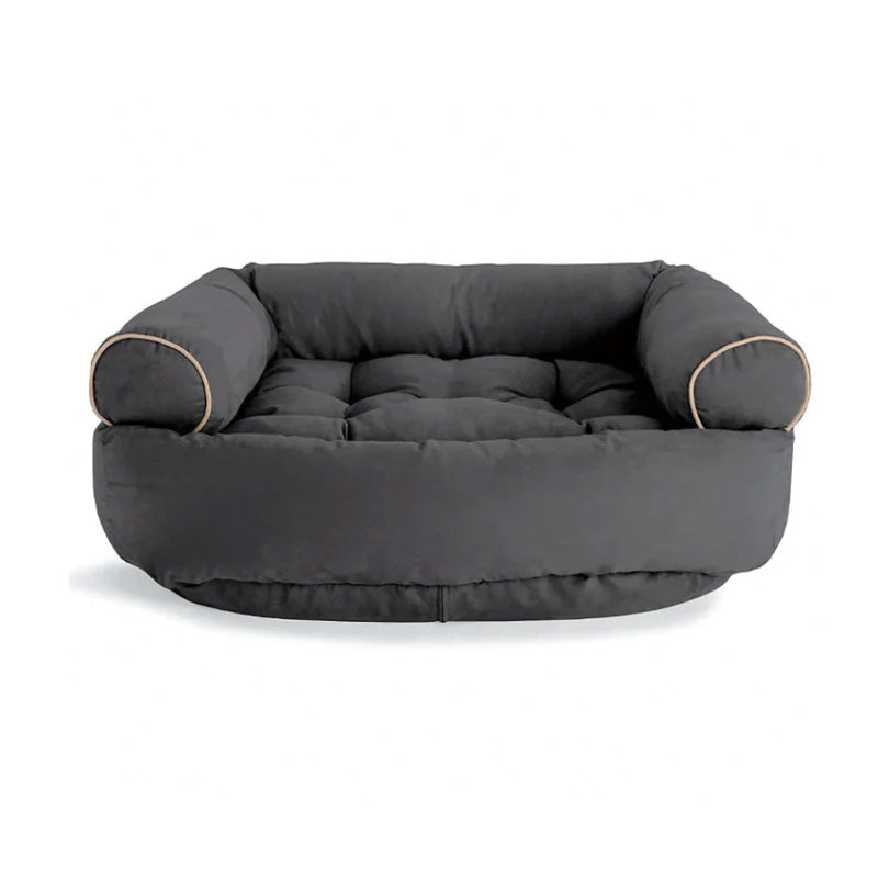 Orthopaedic Dog Sofa with Soft Filling - CalmPaw Sofa-S-Dark grey-State of Style
