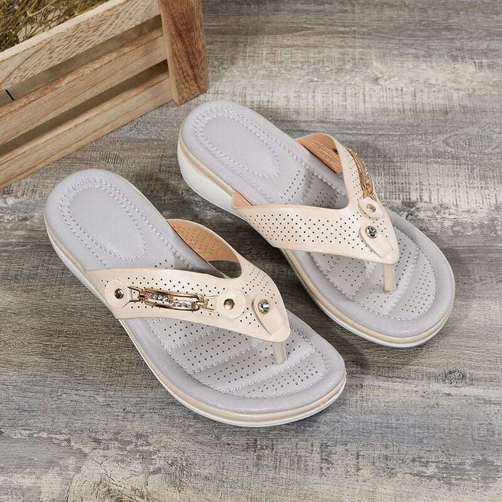 Orthopaedic Flip-Flops – Marisole-White-4.5-State of Style