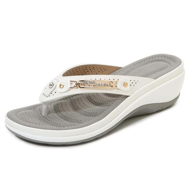 Orthopaedic Flip-Flops – Marisole-White-4.5-State of Style
