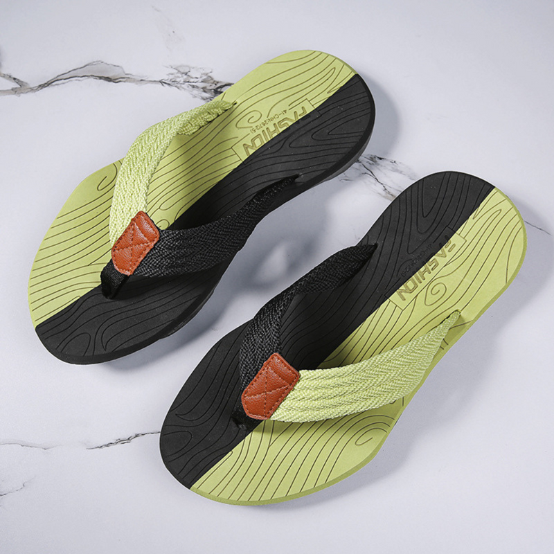 Orthopaedic Flip Flops – Milan-6-Green-Black-State of Style