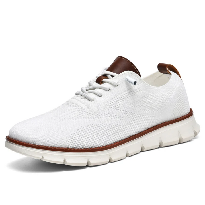 Orthopaedic Knitted Men's Sneakers – Bram-7-White-State of Style