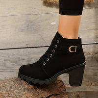 Orthopaedic Ladies Ankle Boots – Celesta-Black-4.5-State of Style