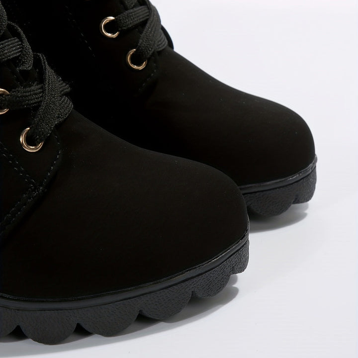 Orthopaedic Ladies Ankle Boots – Celesta-Black-4.5-State of Style