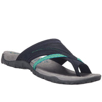 Orthopaedic Ladies' Flip-Flops – Arvia-Dark blue-4.5-State of Style