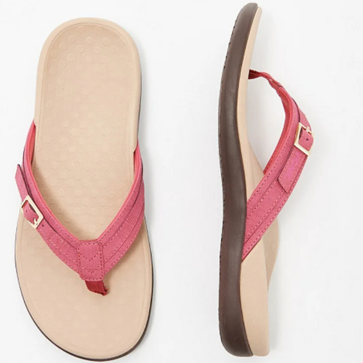 Orthopaedic Ladies Flip-Flops – Noor-4.5-Pink-State of Style