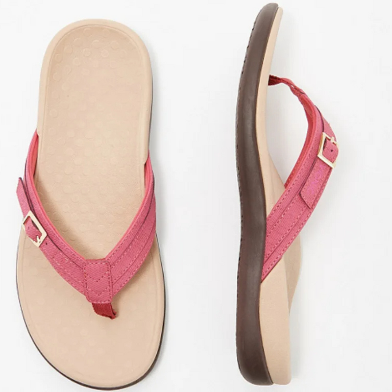 Orthopaedic Ladies Flip-Flops – Noor-4.5-Pink-State of Style