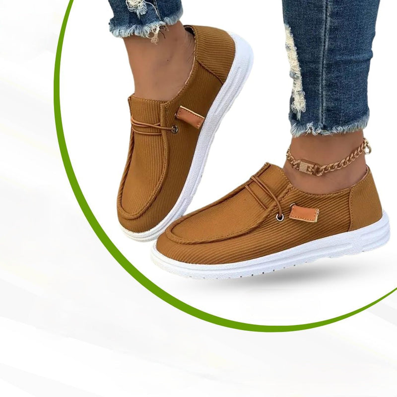 Orthopaedic Ladies' Leisure Shoes – Serena-Brown-3.5-State of Style
