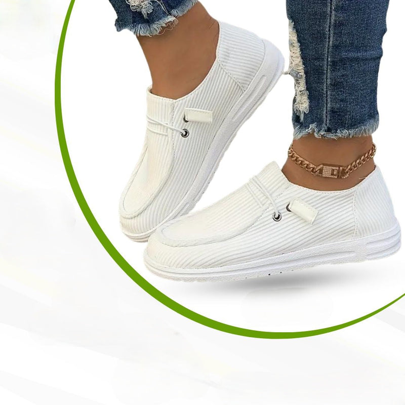 Orthopaedic Ladies' Leisure Shoes – Serena-White-3.5-State of Style
