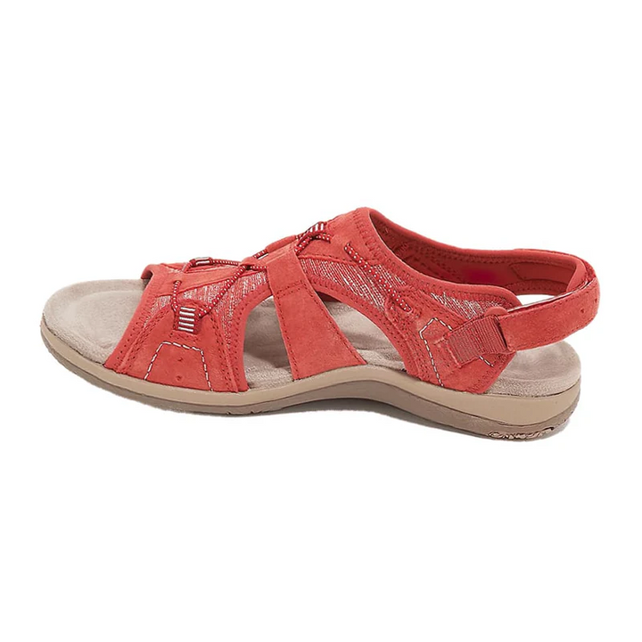 Orthopaedic Ladies Sandals - ComfortTrend-Red-3.0-State of Style