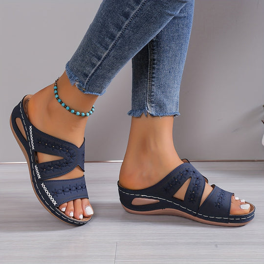 Orthopaedic Ladies Sandals – Liva-Blue-4.5-State of Style