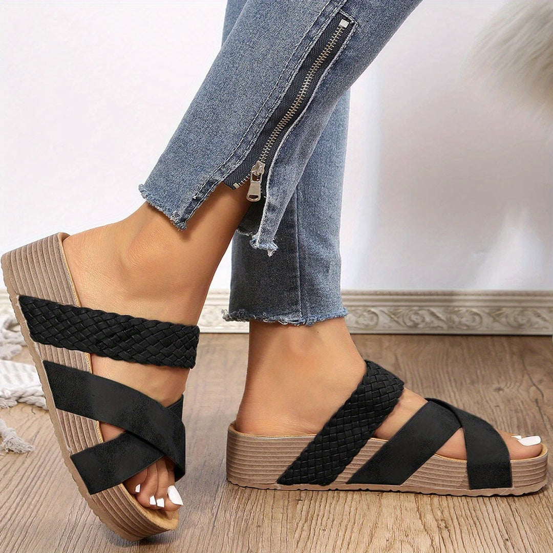 Orthopaedic Ladies Sandals - Sofia-Black-3.5-State of Style