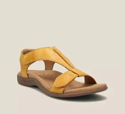 Orthopaedic ladies' sandals with arch support – Jana (buy 1, get 1 free)-Yellow-3-State of Style
