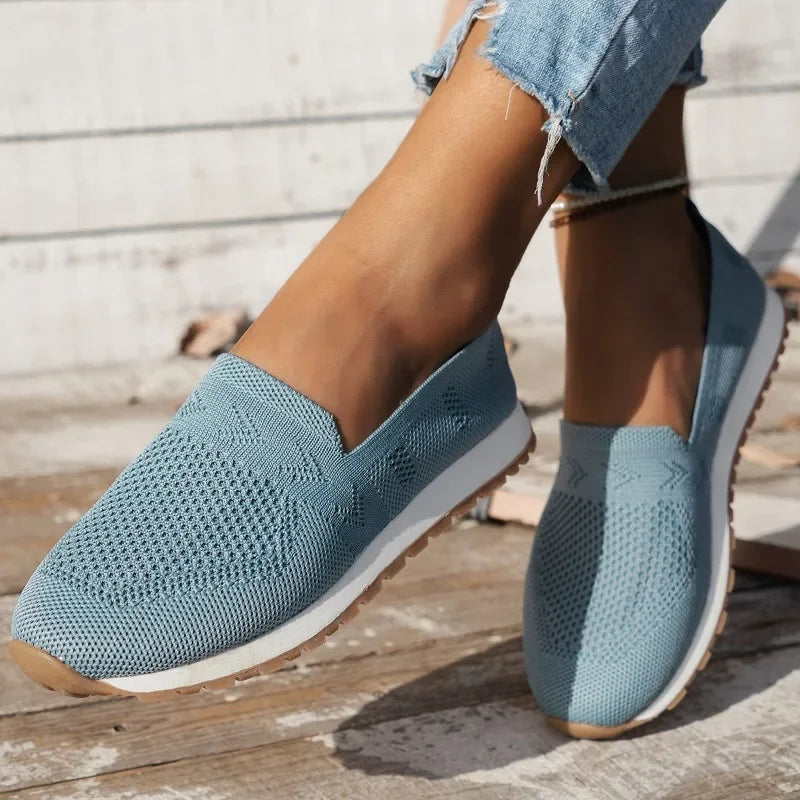 Orthopaedic Ladies Slip-ons - Olivia-Apricot-3.5-State of Style