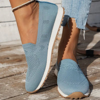Orthopaedic Ladies Slip-ons - Olivia-Heavenly Blue-3.5-State of Style