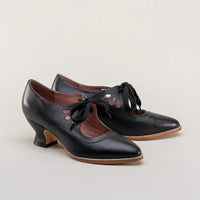 Orthopaedic leather pumps – Viviana-Black-3-State of Style