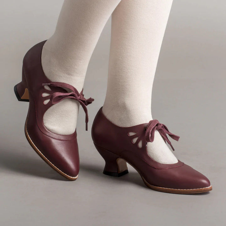 Orthopaedic leather pumps – Viviana-Black-3-State of Style