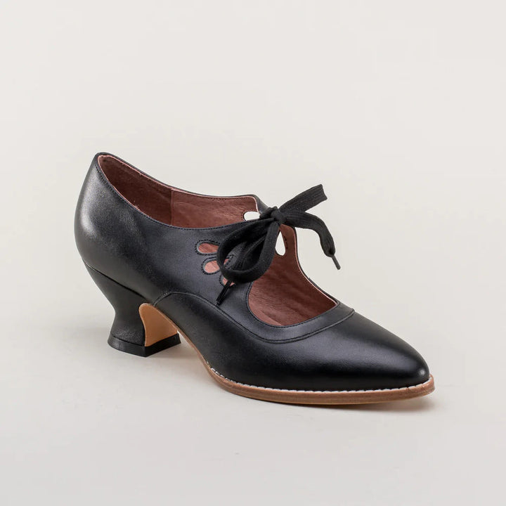 Orthopaedic leather pumps – Viviana-Black-3-State of Style
