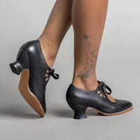 Orthopaedic leather pumps – Viviana-Black-3-State of Style