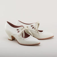 Orthopaedic leather pumps – Viviana-White-3-State of Style
