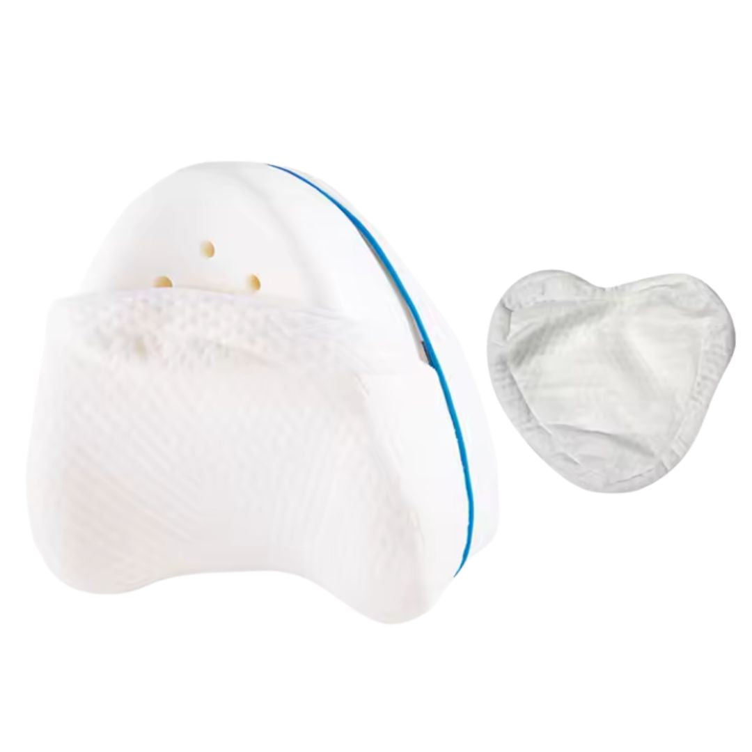 Orthopaedic Memory Foam Leg Cushion - ComfortFoam-White + Pillowcase-State of Style