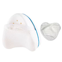 Orthopaedic Memory Foam Leg Cushion - ComfortFoam-White + Pillowcase-State of Style