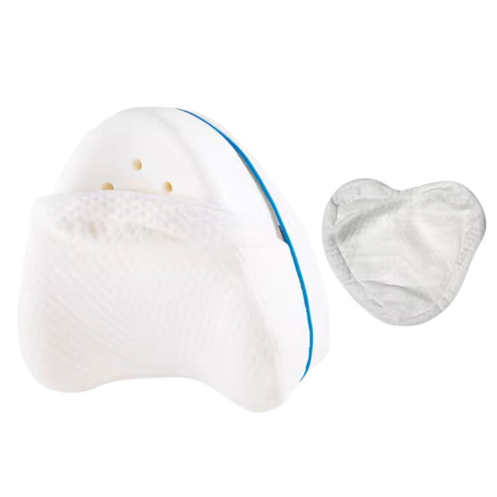 Orthopaedic Memory Foam Leg Cushion - ComfortFoam-White + Pillowcase-State of Style