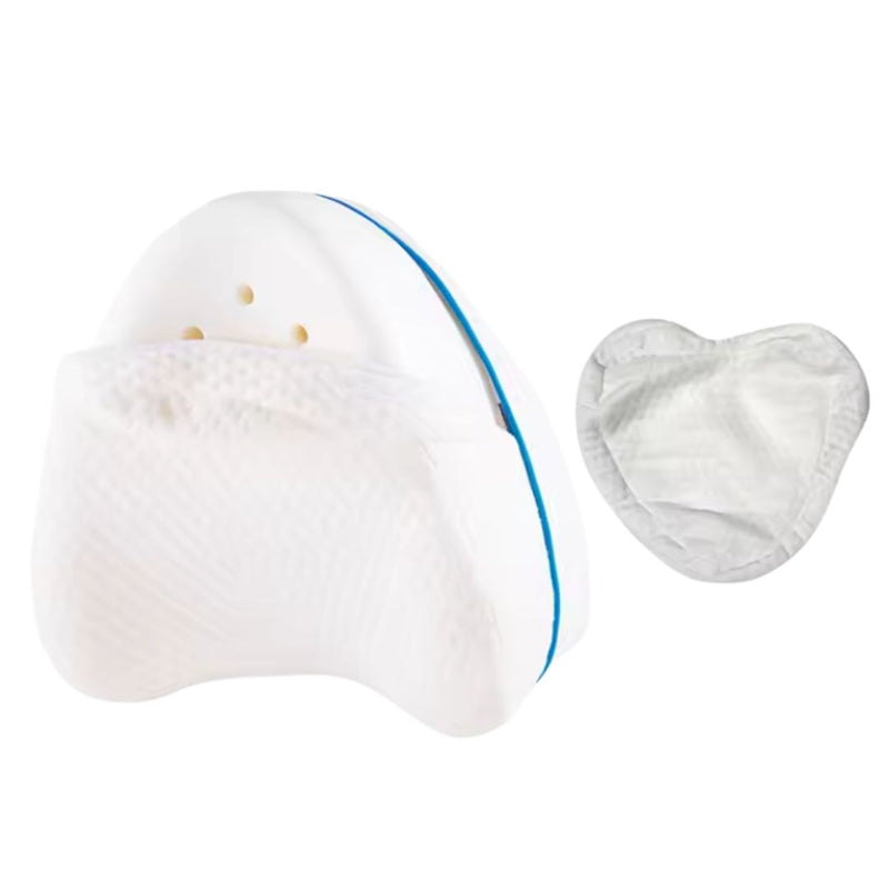Orthopaedic Memory Foam Leg Cushion - ComfortFoam-White + Pillowcase-State of Style