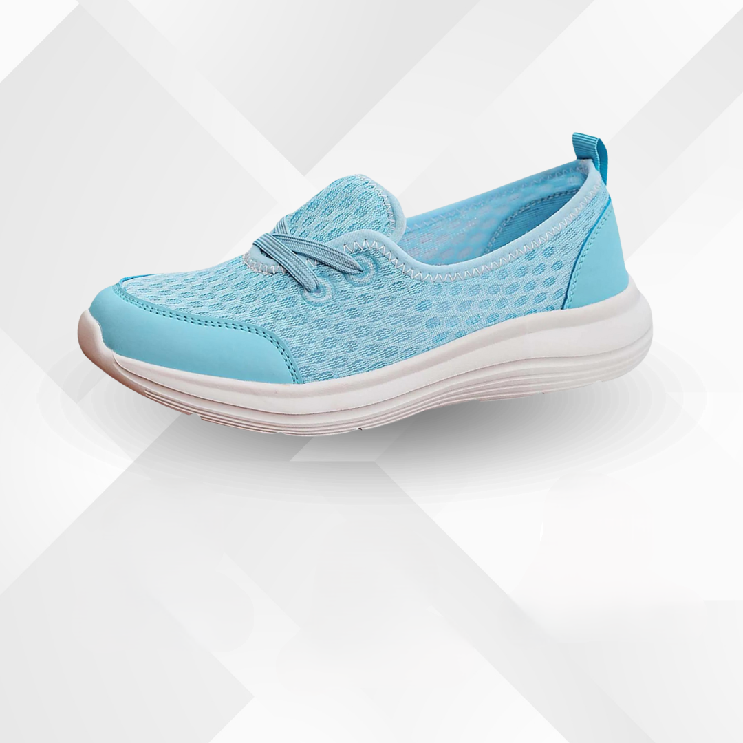 Orthopaedic pain relief shoes for women – Selina-Blue-3-State of Style