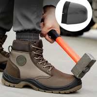 Orthopaedic Safety Boots with Steel Toe - SafeStep Pro-6-Brown-State of Style