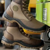 Orthopaedic Safety Boots with Steel Toe - SafeStep Pro-6-Brown-State of Style