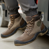 Orthopaedic Safety Boots with Steel Toe - SafeStep Pro-6-Brown-State of Style