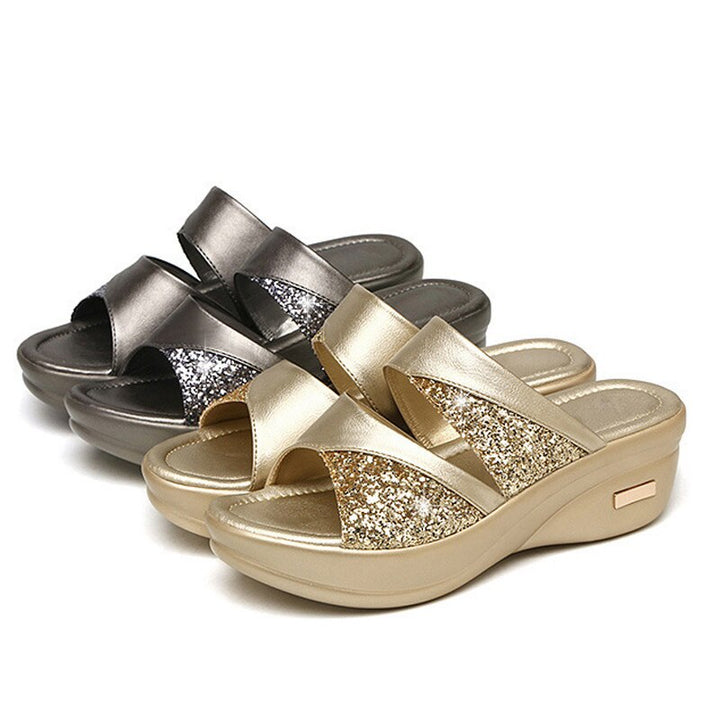 Orthopaedic Sandals – Ergonomic Design for Maximum Support-Sparkling Gold-4.5-State of Style