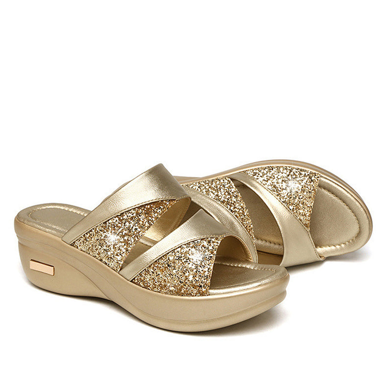 Orthopaedic Sandals – Ergonomic Design for Maximum Support-Sparkling Gold-4.5-State of Style