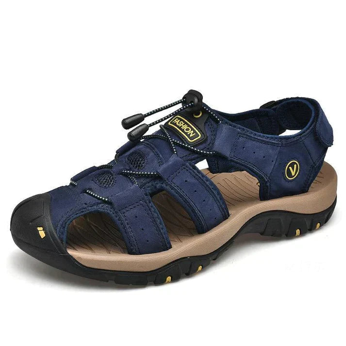 Orthopaedic Sandals for Men – Victor-Blue-5-State of Style
