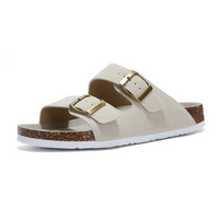 Orthopaedic Sandals with Cork Footbed | Superior Support-Cream-3.0-State of Style
