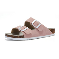 Orthopaedic Sandals with Cork Footbed | Superior Support-Pink-3.0-State of Style