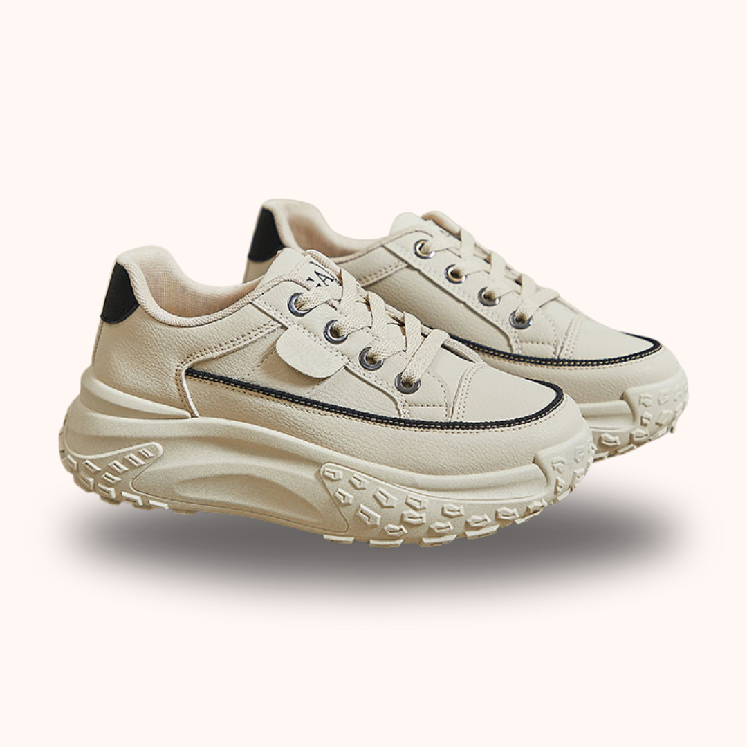 Orthopaedic Shoes for Daily Comfort - FlexiStep-Khaki-4.5-State of Style