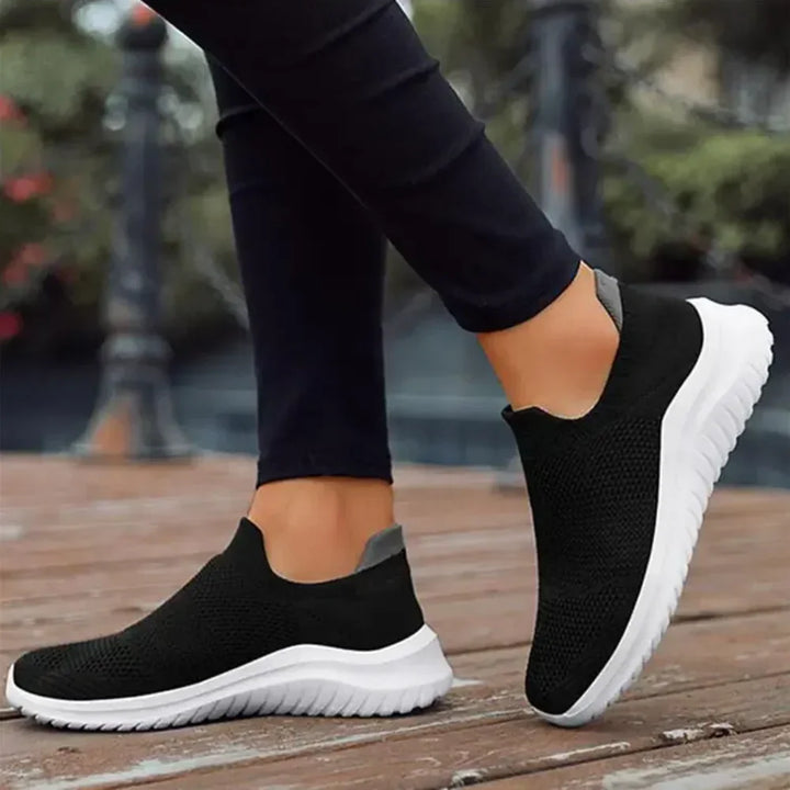 Orthopaedic Slip-On Sneakers | Ultimate Comfort | Stylish and Supportive-Black-3.0-State of Style