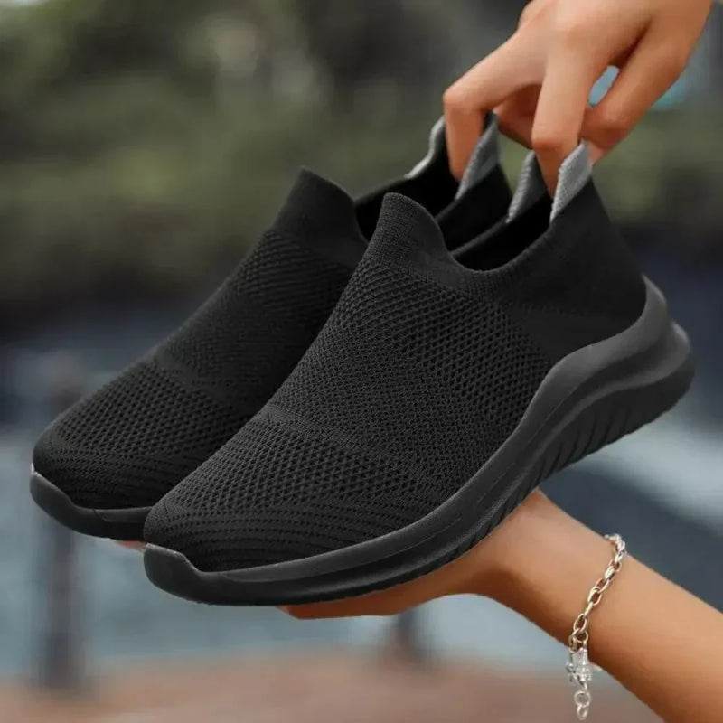 Orthopaedic Slip-On Sneakers | Ultimate Comfort | Stylish and Supportive-Black-3.0-State of Style