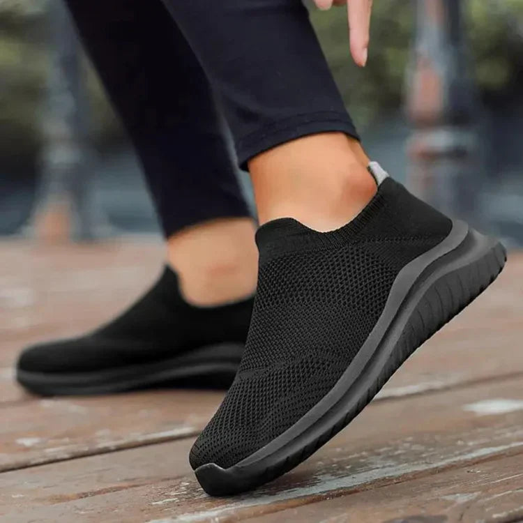 Orthopaedic Slip-On Sneakers | Ultimate Comfort | Stylish and Supportive-Black-3.0-State of Style