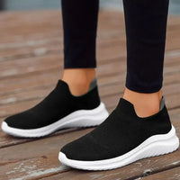 Orthopaedic Slip-On Sneakers | Ultimate Comfort | Stylish and Supportive-Black White-3.0-State of Style