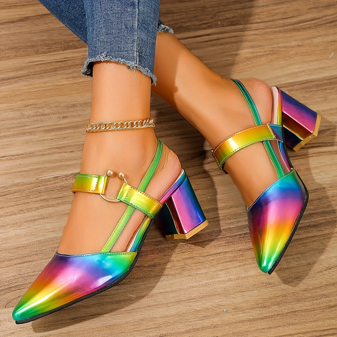 Orthopaedic Stylish Heels – Gabrielle-Rainbow-3-State of Style