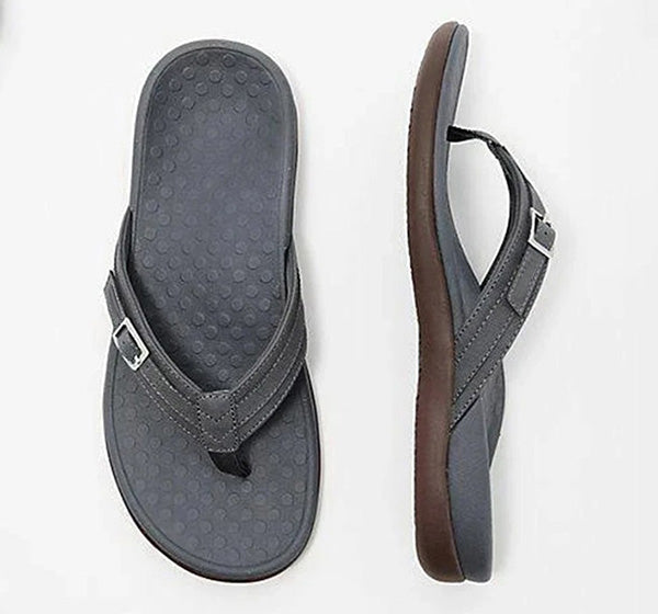 Orthopaedic Summer Slippers - Sofia-Black-4.5-State of Style